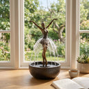 💃✨ Fonte de Mesa Bailarina – Elegância Relaxamento e Sofisticação para Seu Ambiente