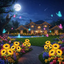 Luminárias Girassol - kit com 3 unidades