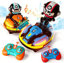 Kit com 2 carrinhos de choque de batalha de controle remoto - para 2 jogadores