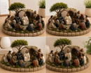 ✨ Jesus Entre os 12 Discípulos — Escultura Artesanal 🙏