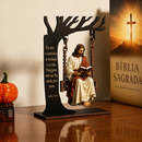 Escultura Cristã Jesus no Balanço ⭐