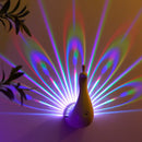 🔥 Luz de projeção de pavão - kit com 2 unidades 😍