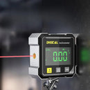Medidor de ângulo digital magnético de 4 lados com laser