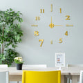 🔥 Promoção de último dia 49% de desconto ⏰ Relógio decorativo com decalque de parede 3D