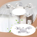 💨 Ventilador de Teto LED com Controle Remoto – Iluminação e Ventilação em um Só Produto